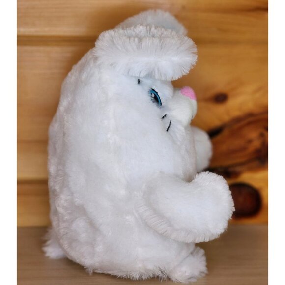 Braham Progressive Plush Bunny Rabbit White With Blue Ears Soft 10" - Picture 7 of 15